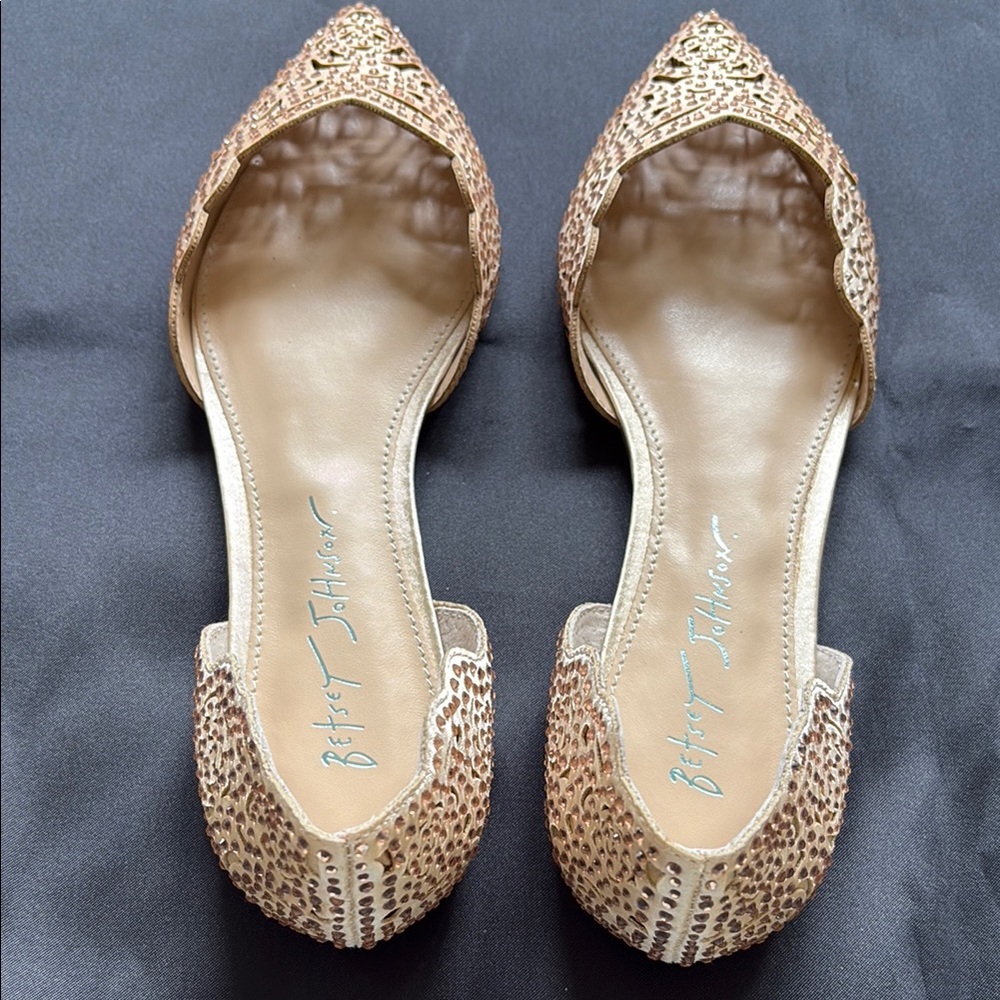 Betsey Johnson Gold Women's Shoes